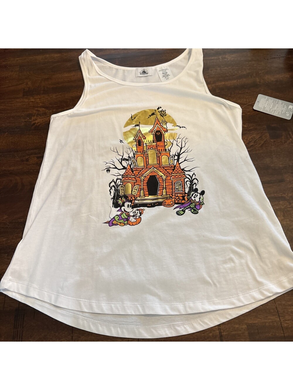 Medium Adult Mickey & Minnie Mouse Halloween 🎃 Tank Top NWT Disney Parks